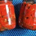 Пряные баклажаны в томатном пюре